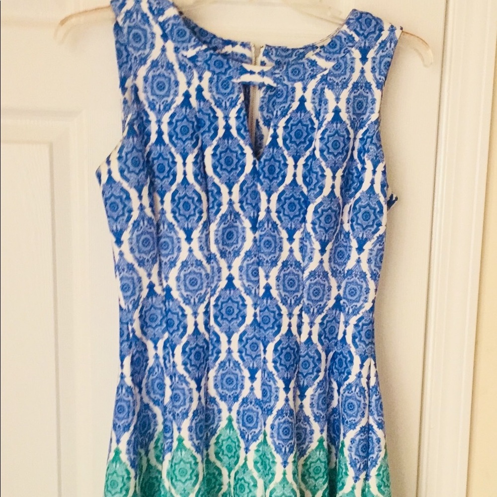 🎊🎉Blue and Green Ombré dress